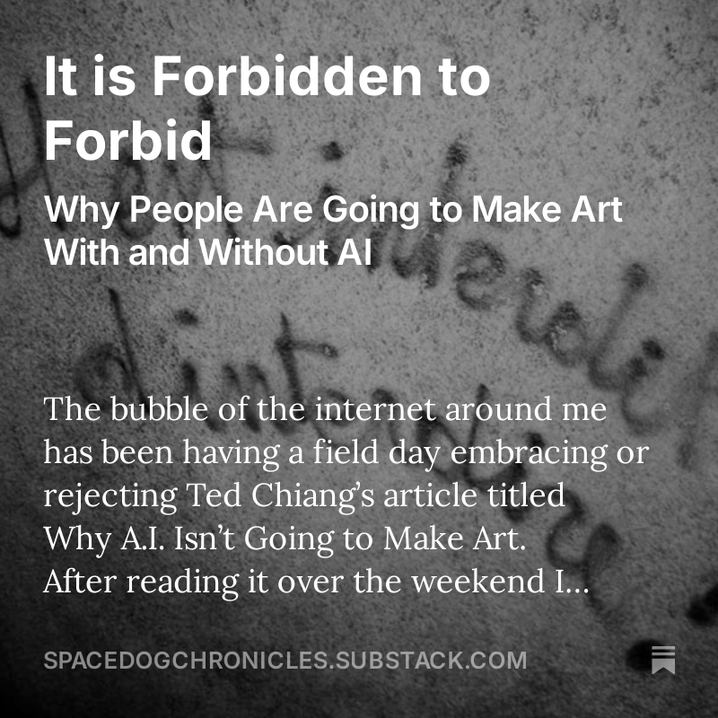 It is forbidden to forbid